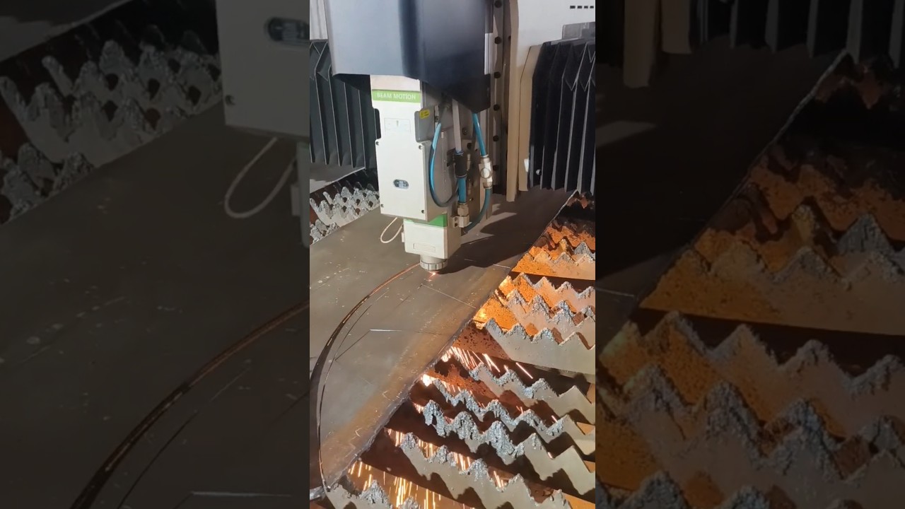 4 mm plate laser cutting    #youtubeshorts #shortvideo #lasercutting #shorts