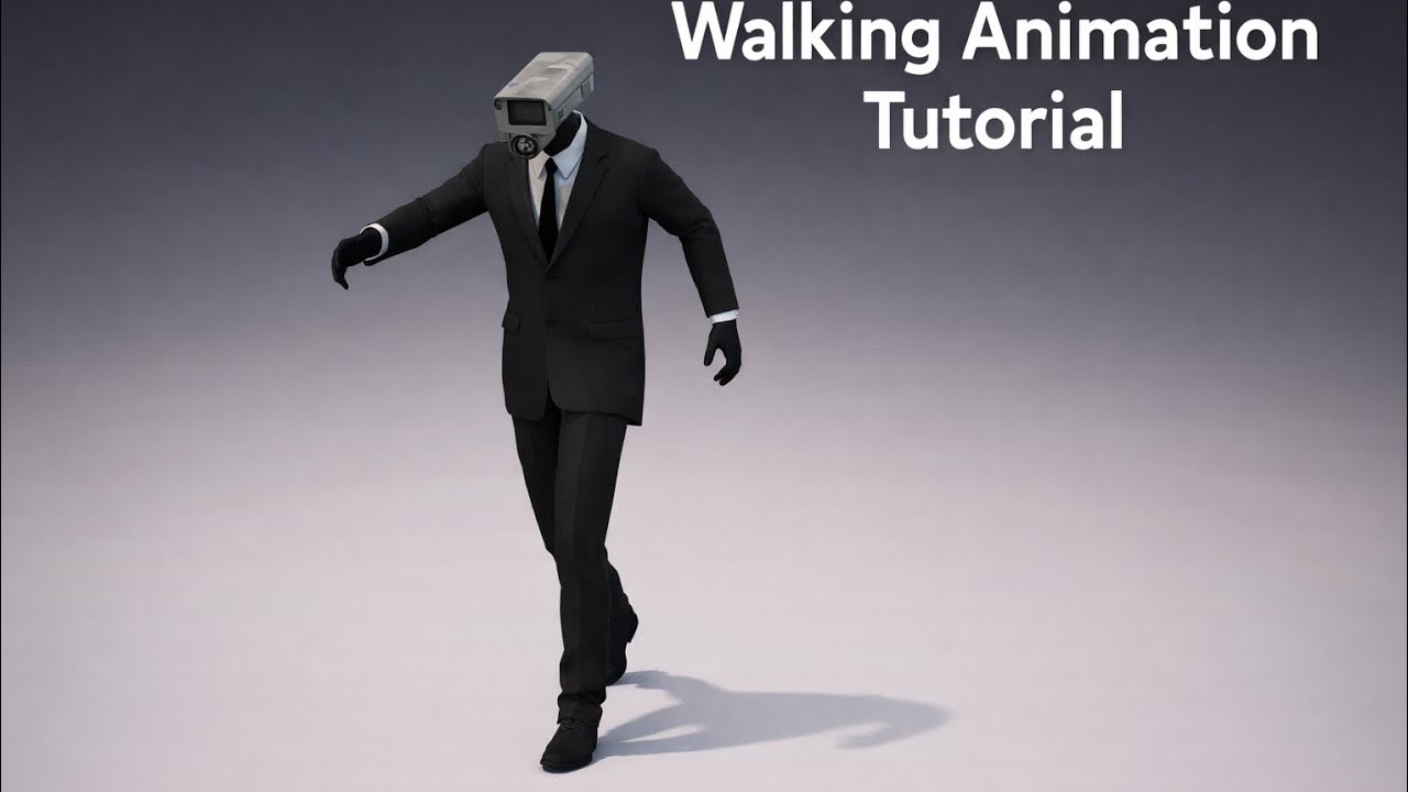 Walking animation toturial 🤗