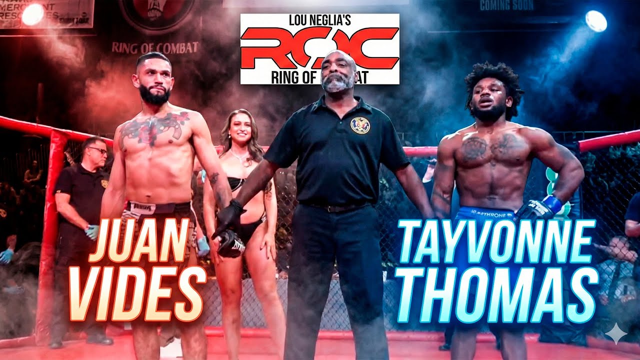 Lou Neglia's Ring of Combat 88 | TAYVONNE THOMAS VS JUAN VIDES | Full Fight
