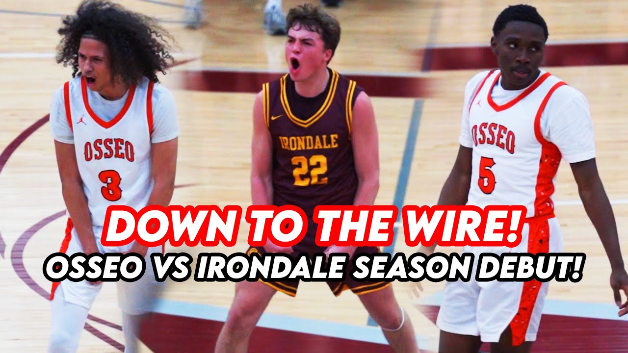 HEATED GAME GOES DOWN TO THE WIRE!! Kwa Silikpoh & Joel Saah Debuts At Osseo vs Irondale!