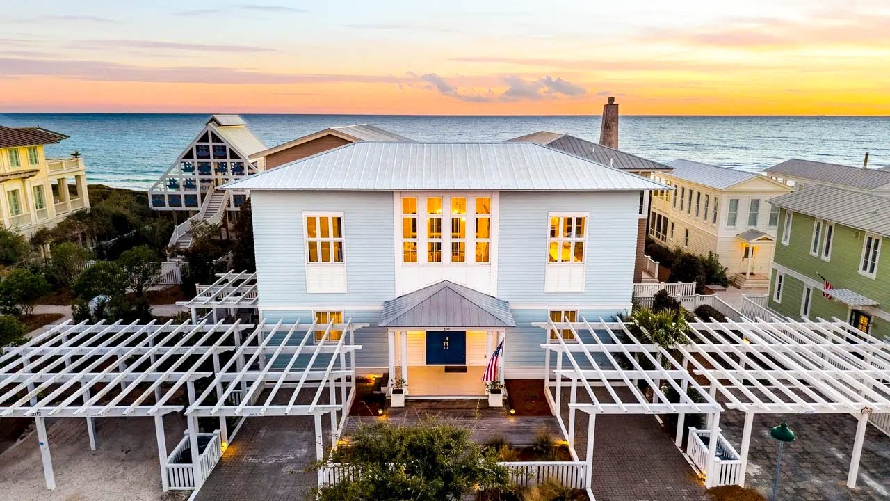 A Rare Gulf View Seaside Florida Home Tour on Scenic 30A