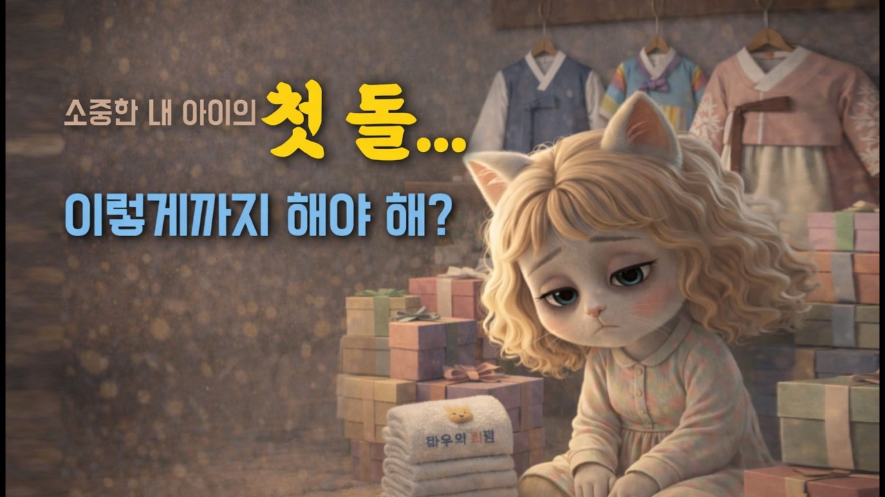 돌잔치가 아니라 부모 '극기훈련'... 눈물 없이 못 보는 돌준맘의 현실 육아 (ft. 반전 결말)