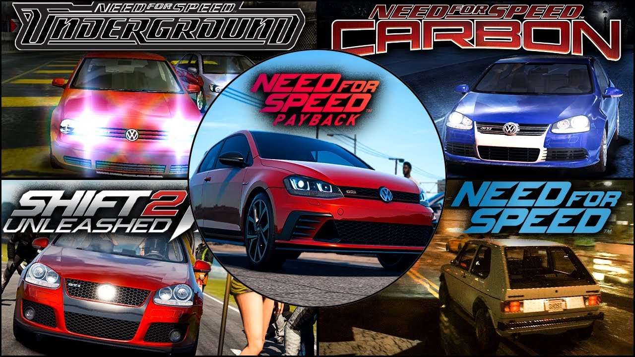 VW Golf GTI/R32 Evolution in NFS Games  - 1080pHD