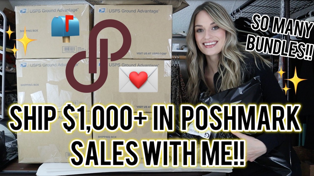 Ship $1,000+ in Sales on Poshmark With Me! See What Sold FAST & For a GREAT Profit! $$