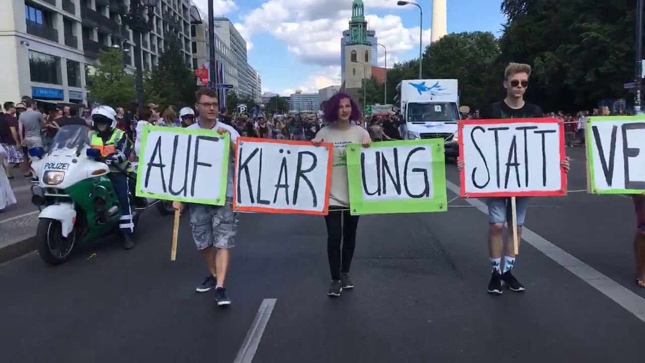 Berlin Hanfparade 2018 - Прямой эфир