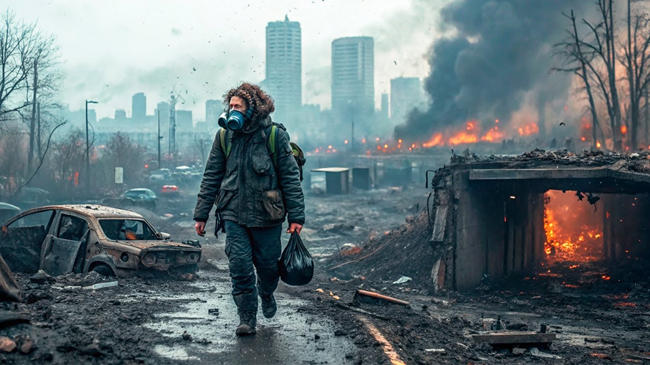 В будущем 99% населения Земли уничтожено катастрофой, а дышать станет смертельно опасно