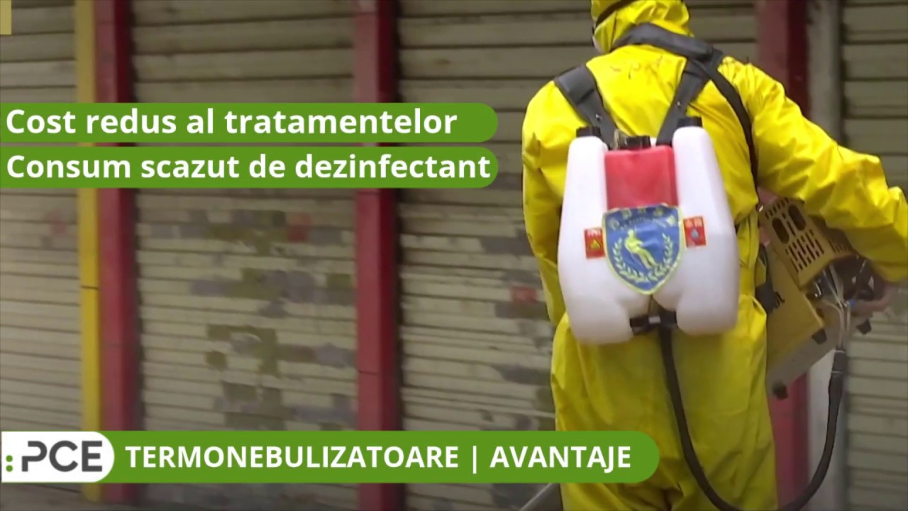 Dezinfectie Corona Virus cu foggerele Igeba TF W35 si Igeba EVO-W35