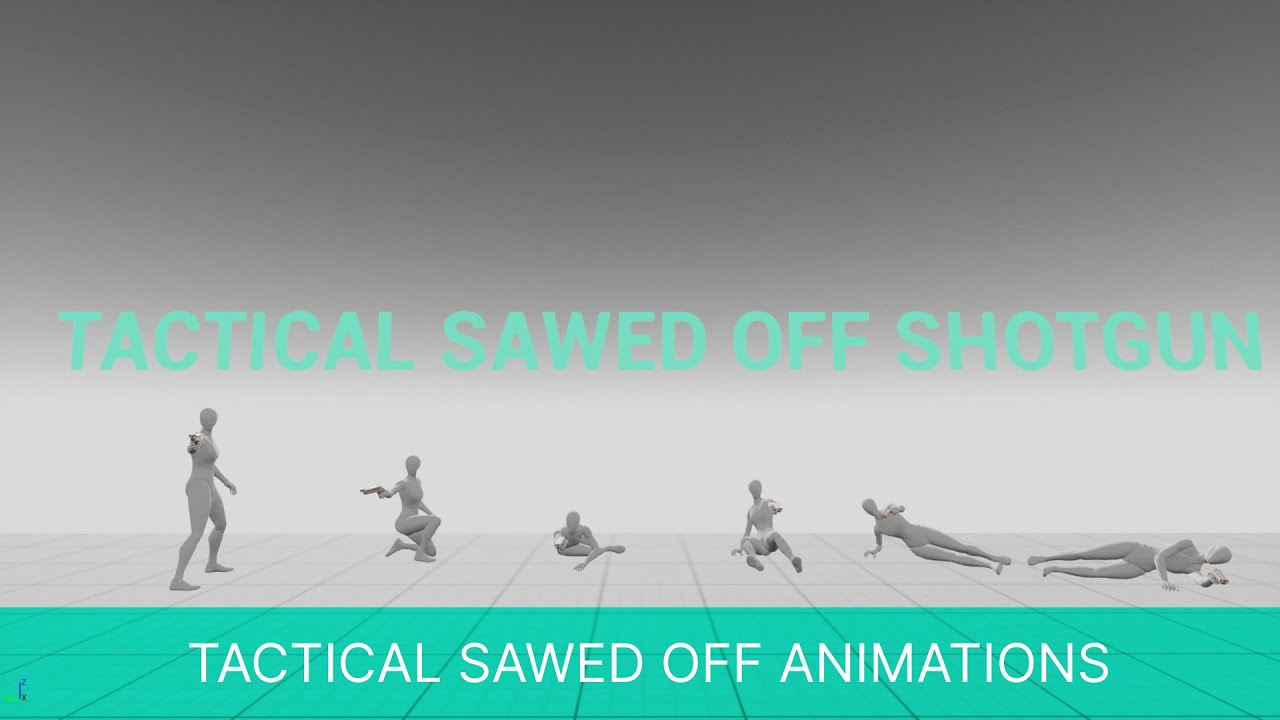 Tactical Sawed Off Animations For Unity