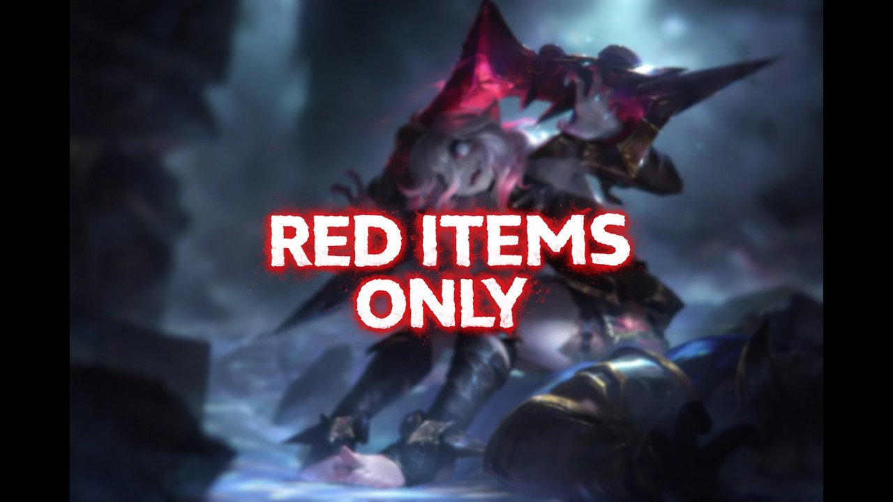 🏹BRIAR ADC BUT I ONLY BUILD RED ITEMS!🩸😈🩸#leagueoflegends #briar