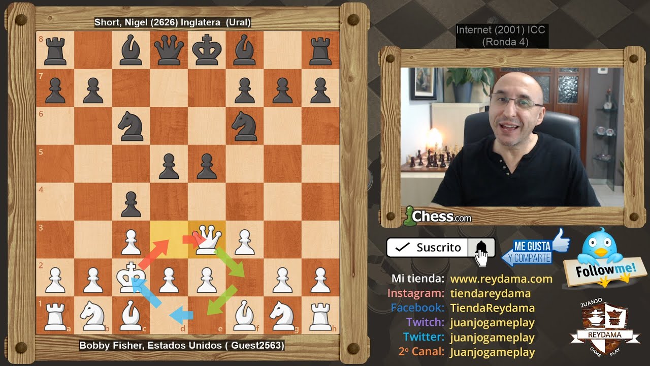 Apertura REY PERSIGUE A LA DAMA! Bobby Fischer | ¡MATCH SECRETO! 4/7