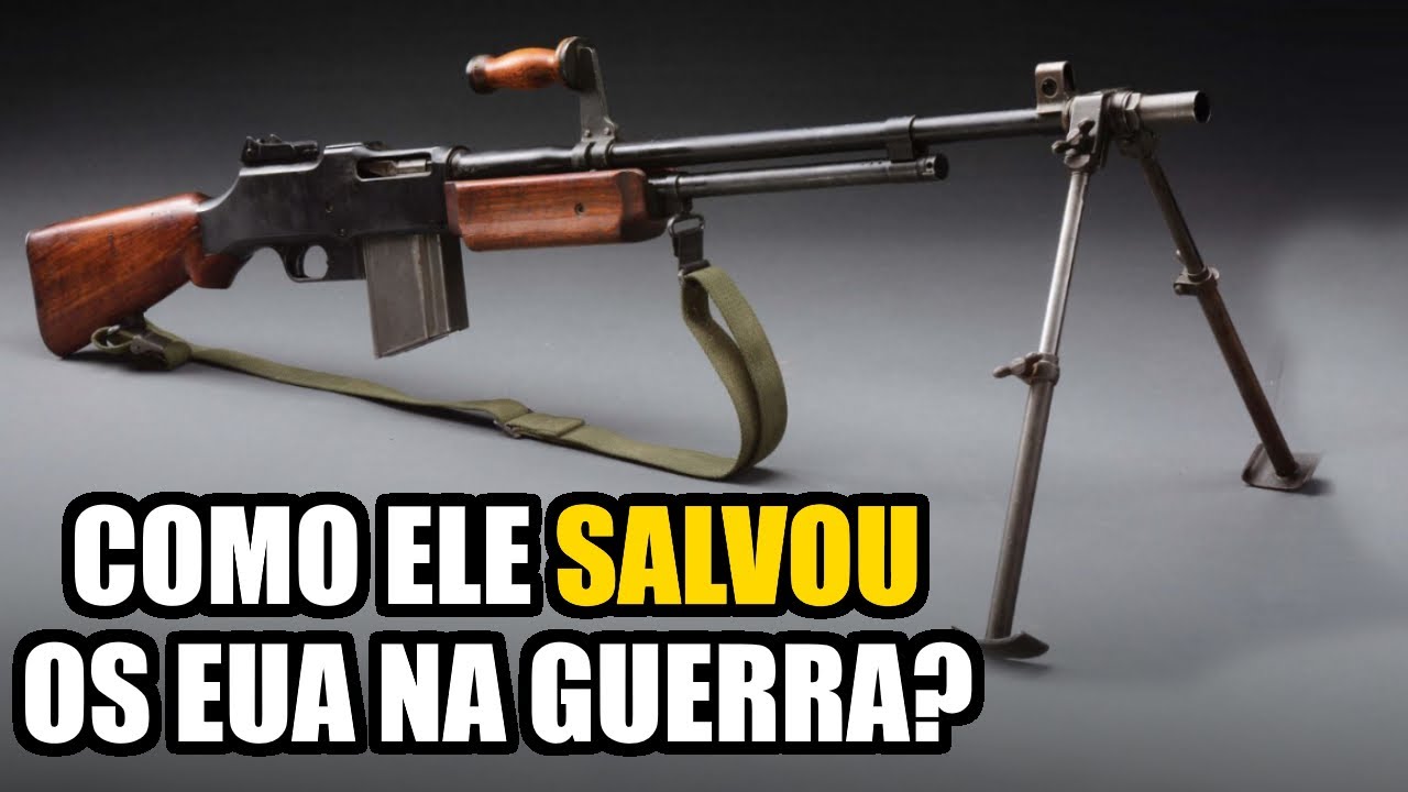 Como o fuzil BAR M1918 foi DECISIVO na 2ª Guerra?