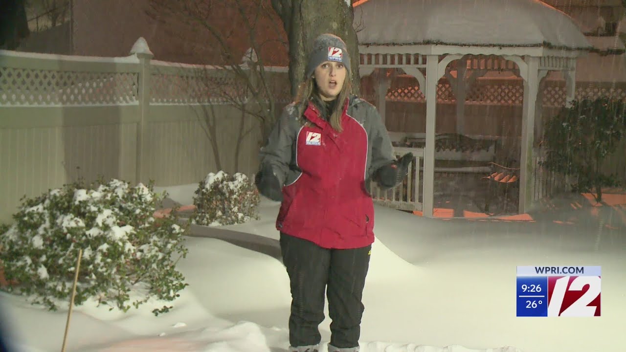 Snow totals continue to increase in East Providence
