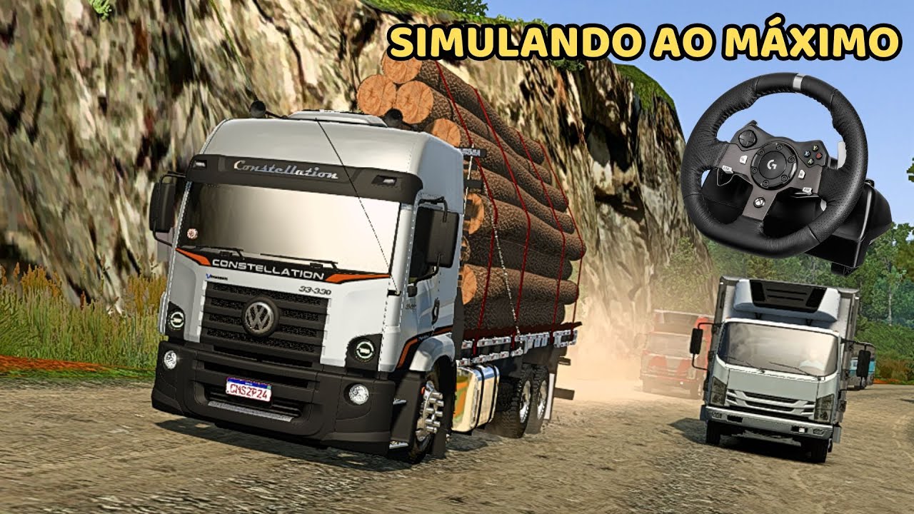 ETS2 - CONSTELLATION 33-330 QUALIFICADO! PUXE DA TORA. VOLANTE LOGITECH G920!