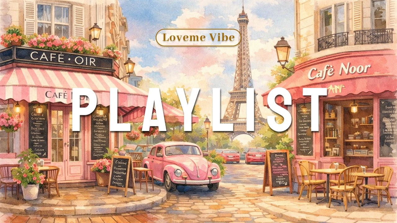 PlayList ㅣ Paris Café Music 이런날 파리 카페거리에서 듣고 감미로운 이지팝송 R&B, POP, Acoustic,  LOFI🎧  💿 ㅣ 카페 플레이리스트 ☕️