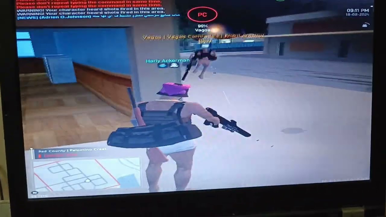 [MTA : SA Wnash Time RP] Harly Cheating in the mta