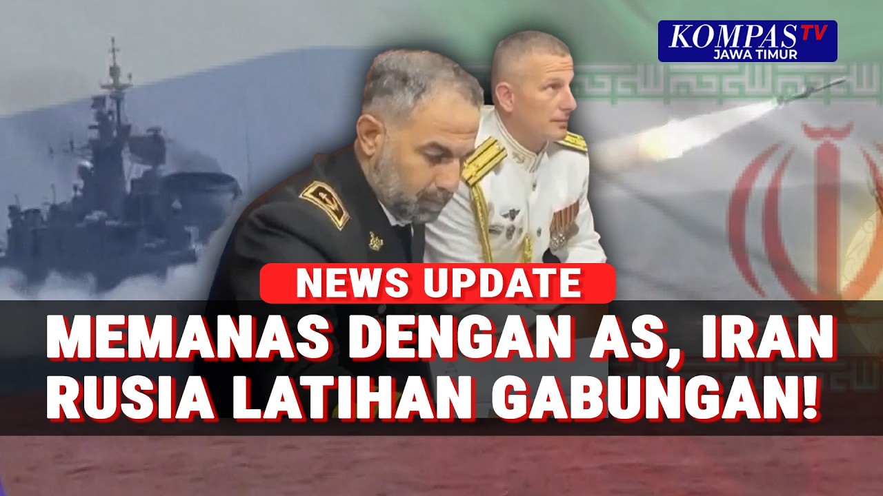 Hubungan Iran–AS Memanas: Selat Hormuz Ditutup, Iran-Rusia Latihan Militer Gabungan!