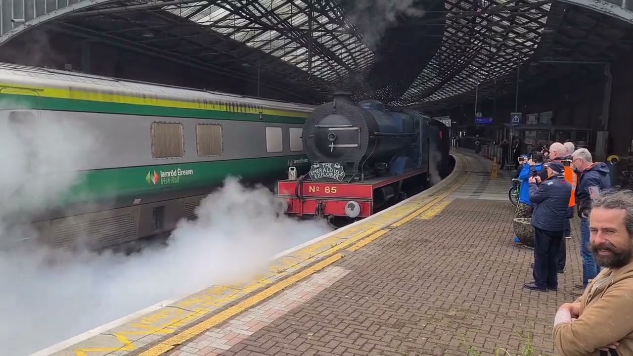 Steam Dreams Emerald Isle Explorer at Kent Station Cork 8th May 2023.