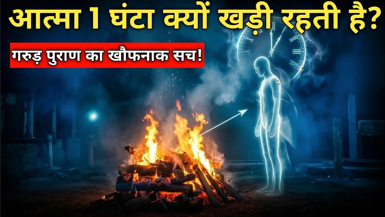 चिता जलने के बाद आत्मा 1 घंटे तक श्मशान में क्यों रहती है? | Garud Puran Ka Rahasya”