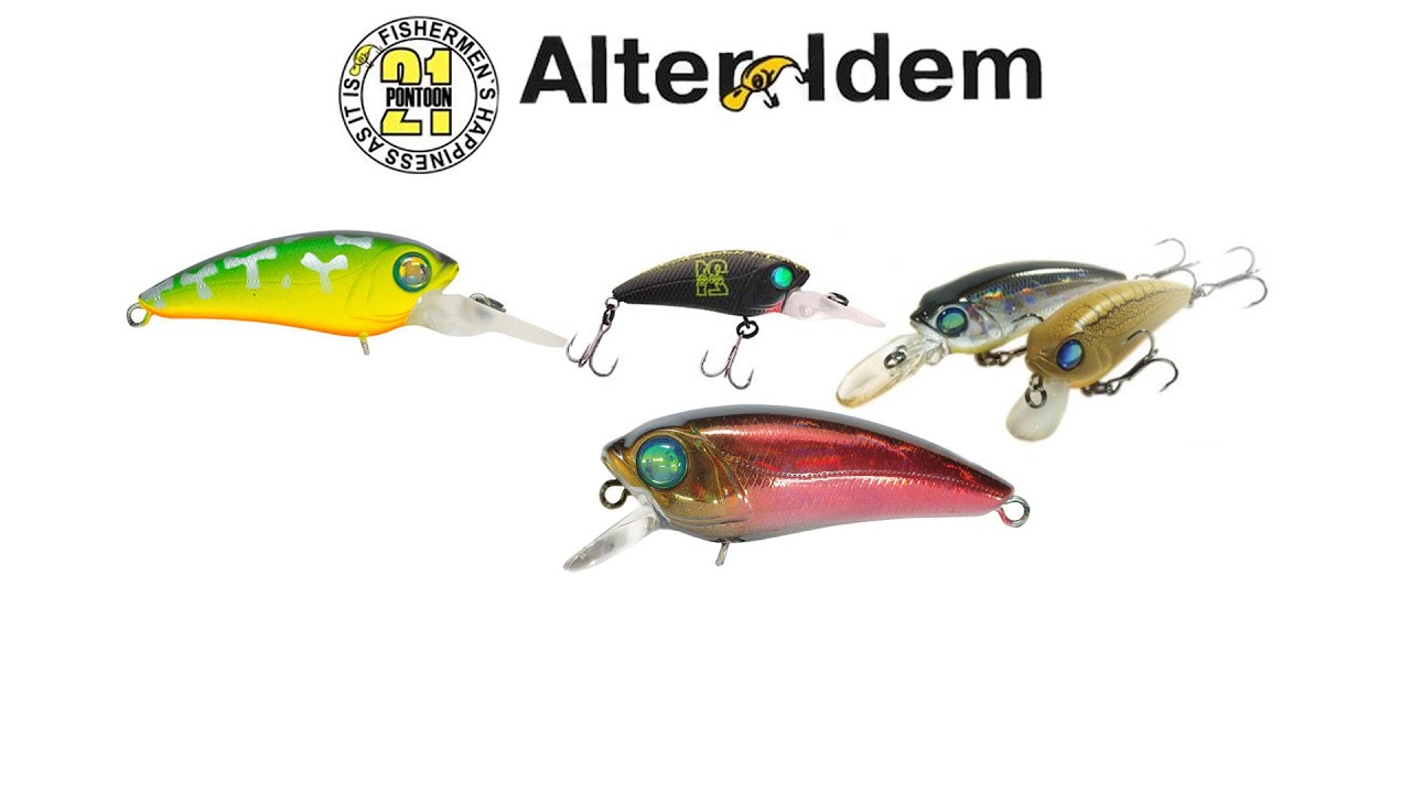 Воблер Pontoon 21 Alter Idem. Подводная съемка. Underwater