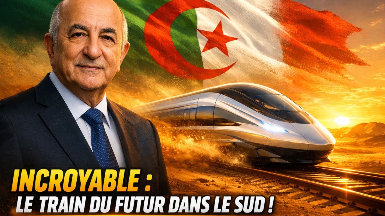 Tebboune et le Rail du Désert : Le Pari Historique de 747 Millions d’Euros pour le Grand Sud