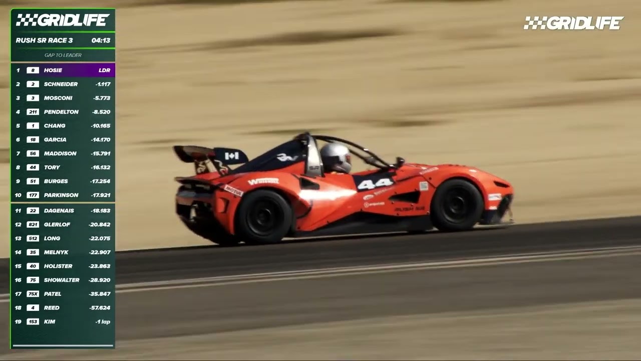 Rush SR Spec Series X Gridlife Laguna Seca Race 3