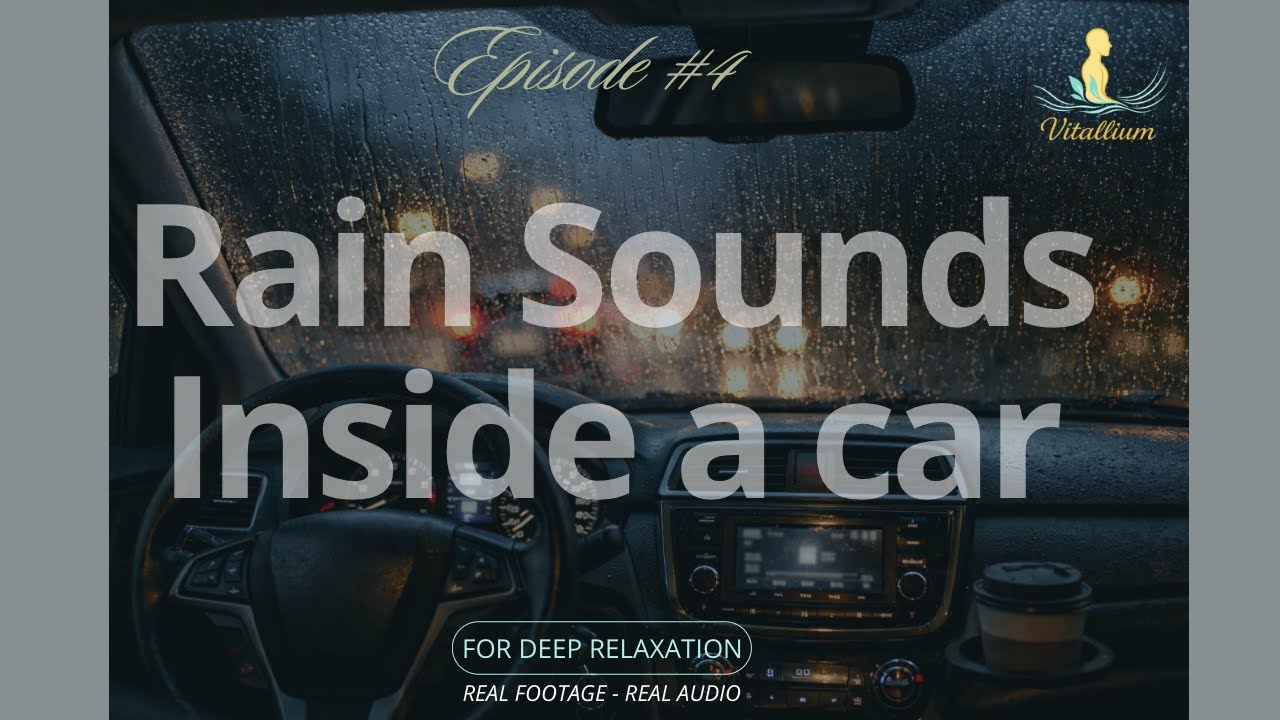 Episode 4 | 1 Hour Rain Sounds Inside a Car | Night Drive Ambience for Sleep & Calm
