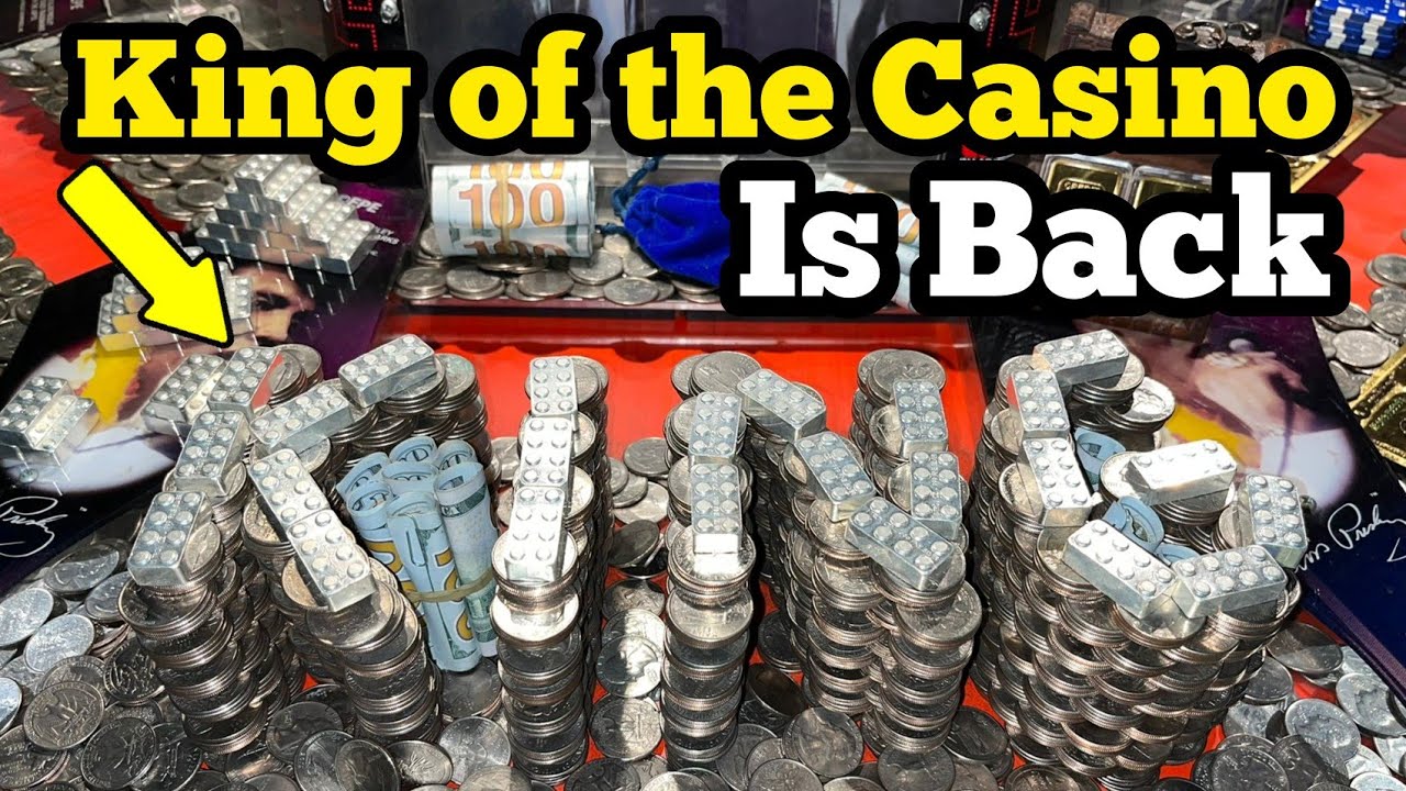 KING OF THE CASINO IS BACK ... Inside The High Limit Coin Pusher Jackpot WON MONEY ASMR
