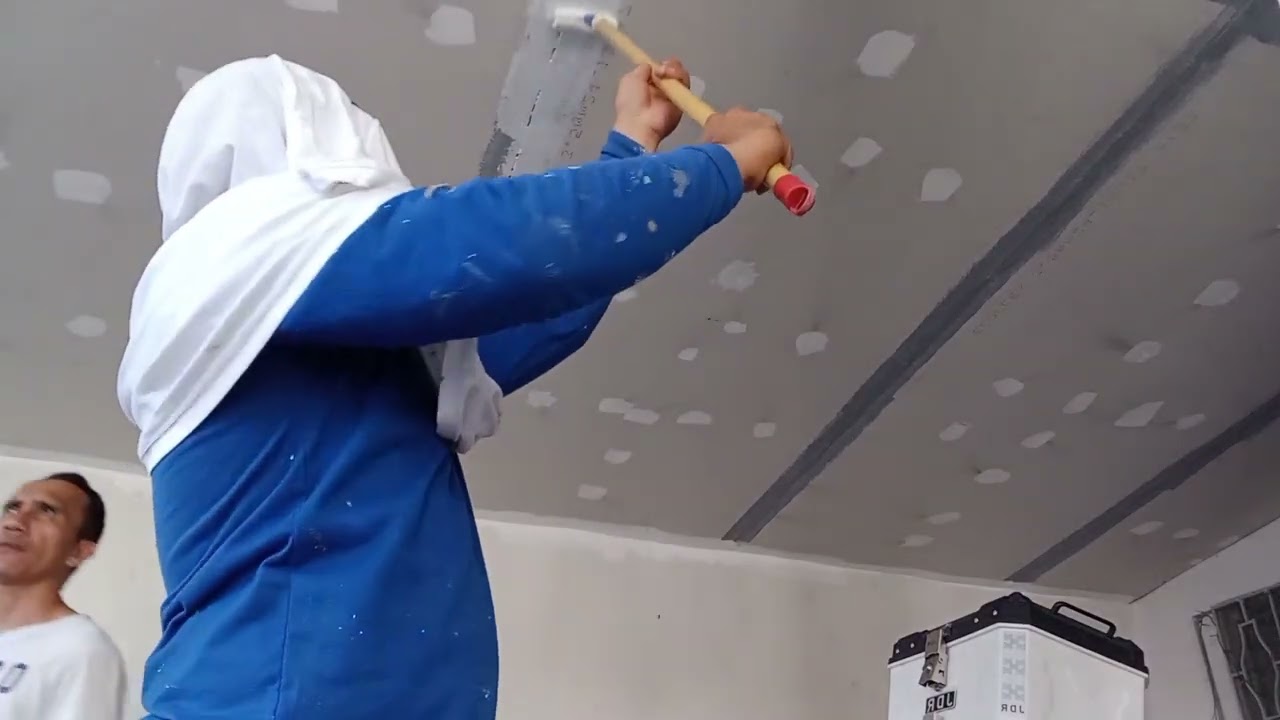 Step by step painting preparation sa hardiflex na ceiling