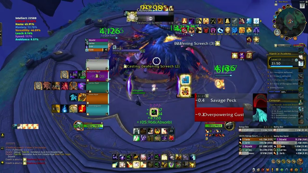 WOW DRAGONFLIGHT - DISCIPLINE PRIEST - Algeth'ar Academy MYTHIC+ 13 - SEASON 4 - WEEK 3 Tyrannical