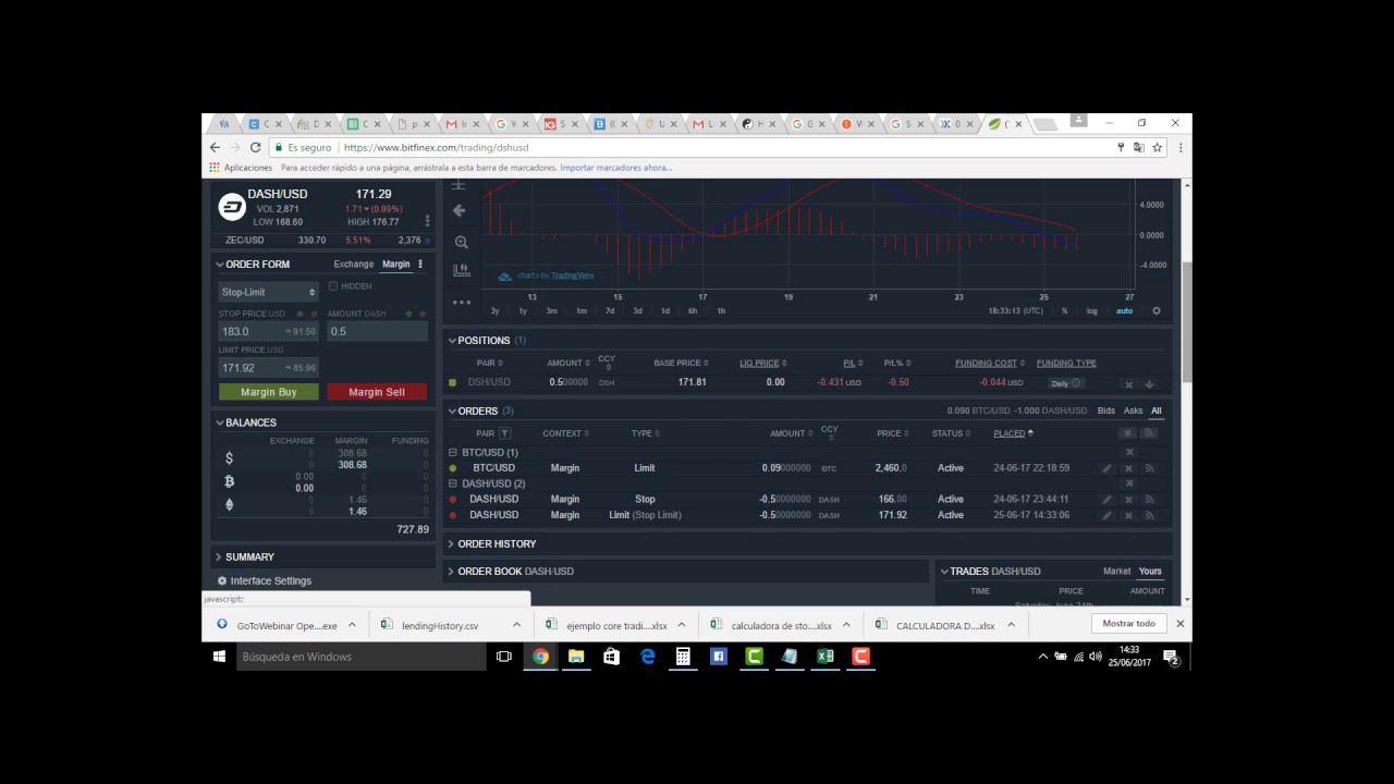 margin en bitfinex
