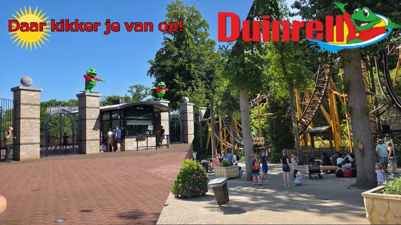 Een drukke en warme dag in Duinrell