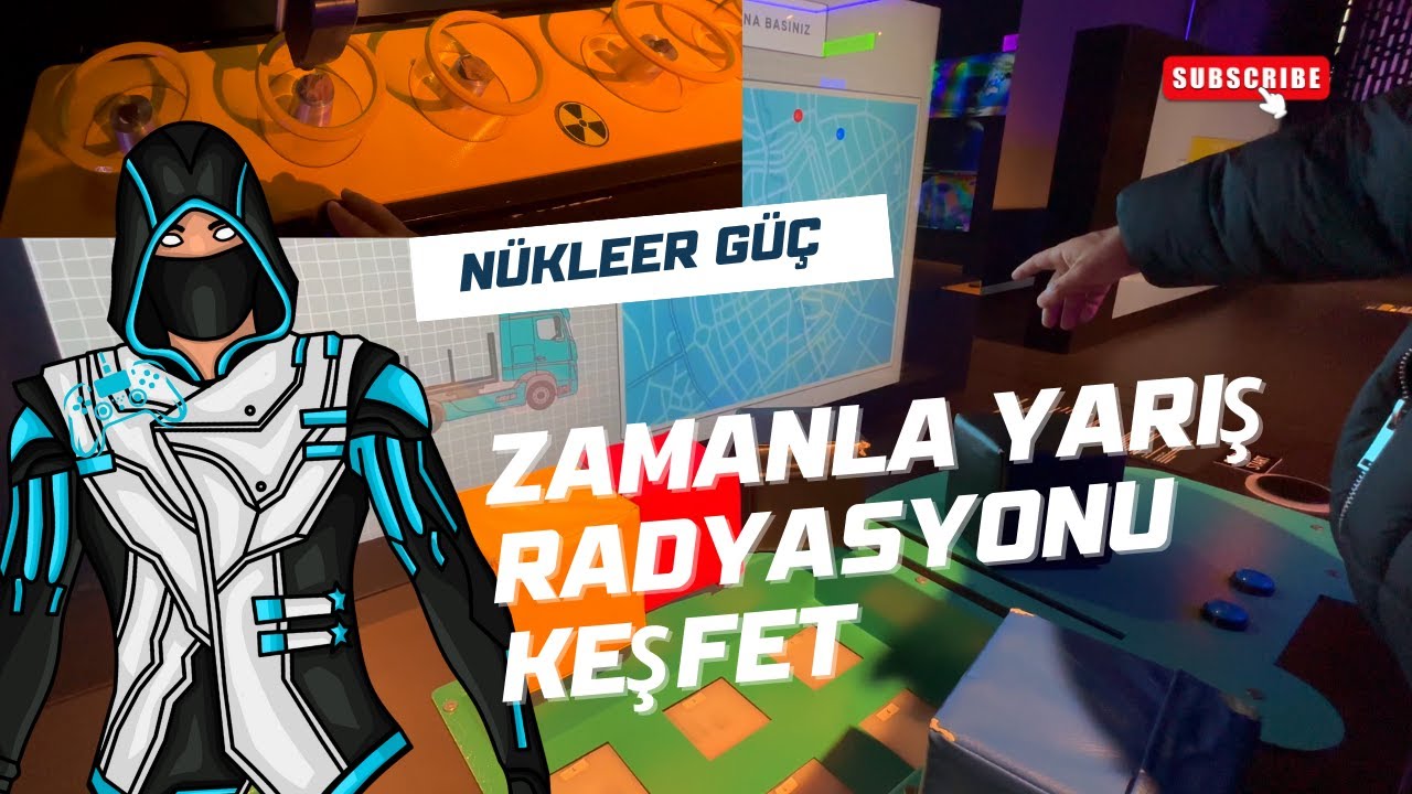 M&uuml;ze Gazhane BİLİM MERKEZİ Deney Turu 4K