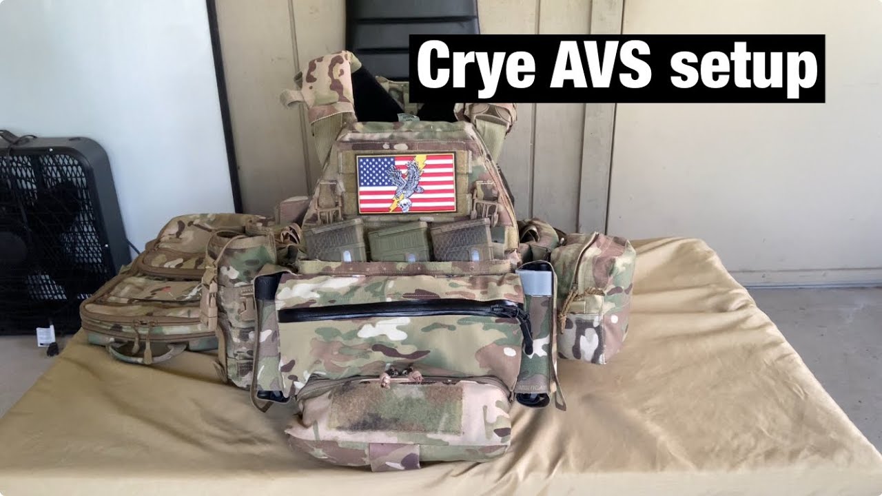 Crye AVS setup (swimmers cut)