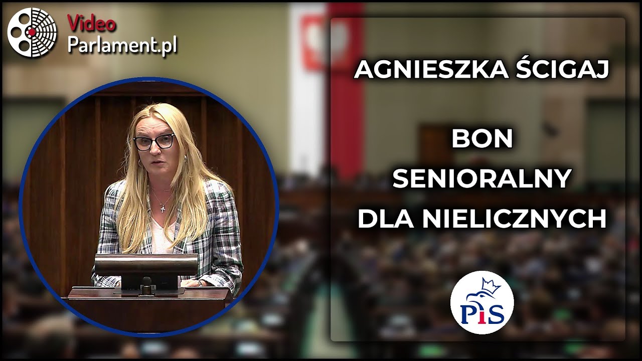 Agnieszka Ścigaj: Bon senioralny wykluczy większość?