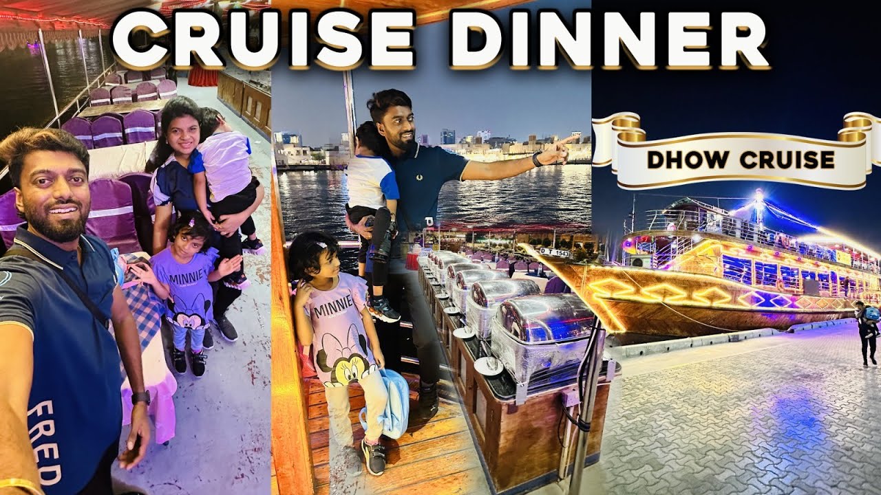 Traditional Cruise Dinner with Family !! Jayden Atrocities Started 😜 Dubai Marina | DAN JR VLOGS