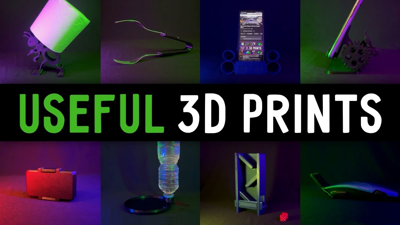 12 лучших УМНЫХ и ПОЛЕЗНЫХ вещей для 3D-печати
