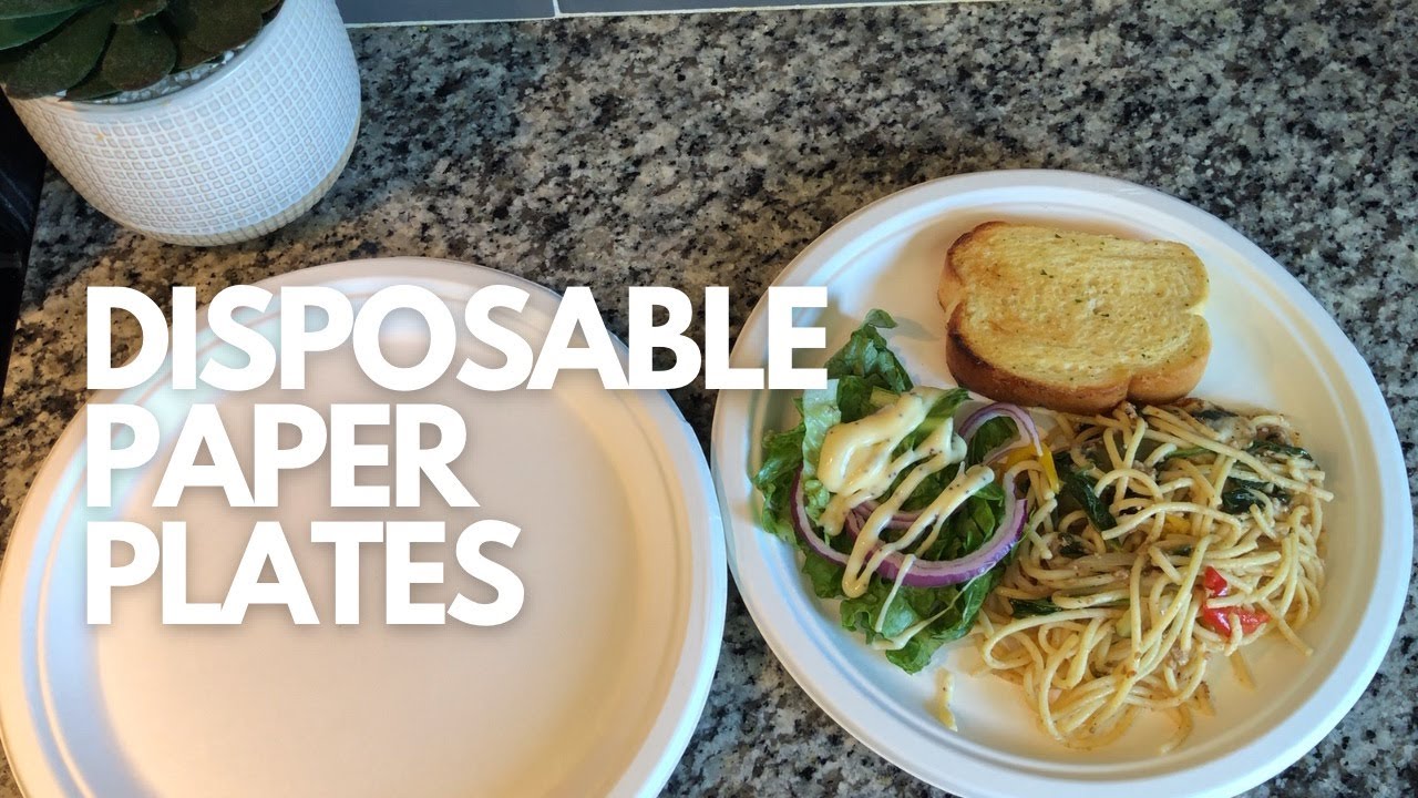 10 Inch Paper Plates 100% Compostable Plates