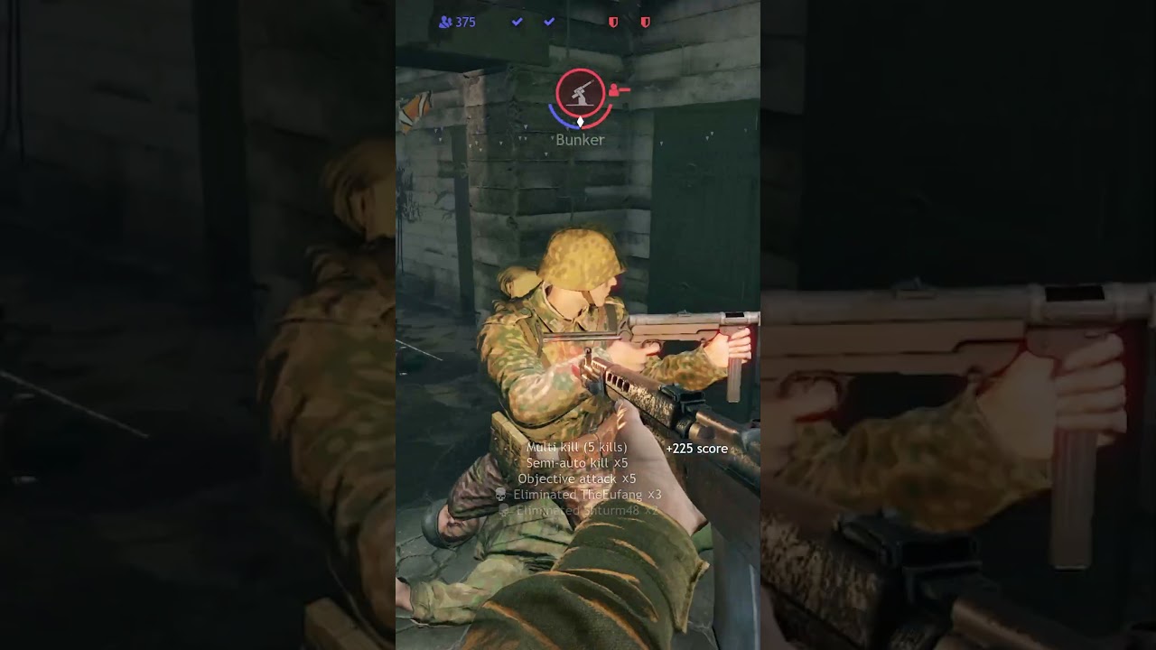 Clearing a German Bunker  #enlisted #gaming