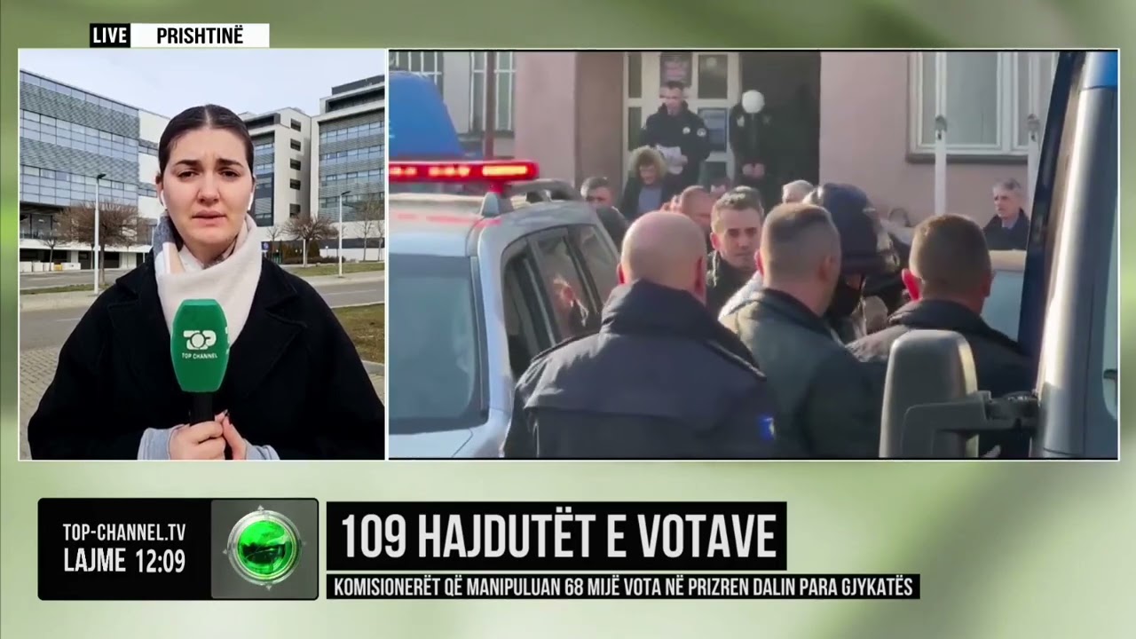 Top Channel/ 109 hajdutët e votave, komisionerët që manipuluan votat në Prizren dalin para gjykatës