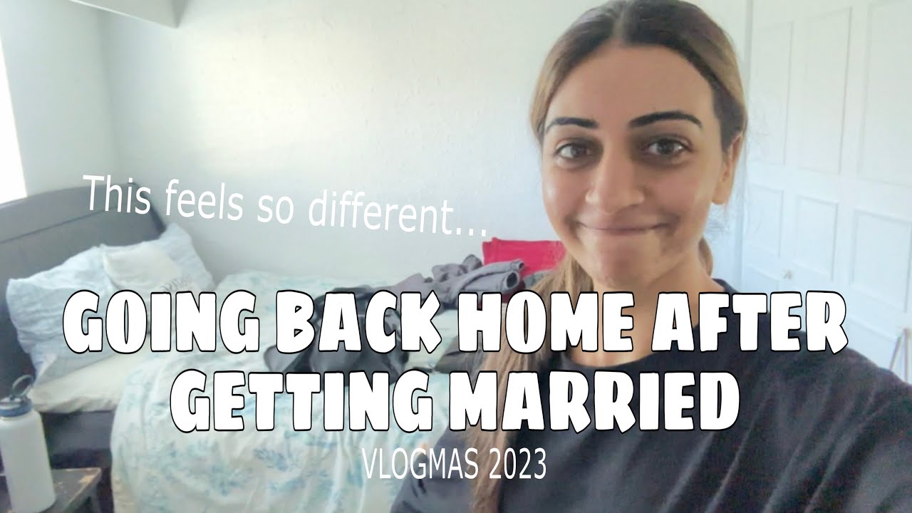 GOING HOME FOR THE FIRST TIME AFTER MARRIAGE! This feels so different 🥲(Vlogmas 2023) | Prya Athwal