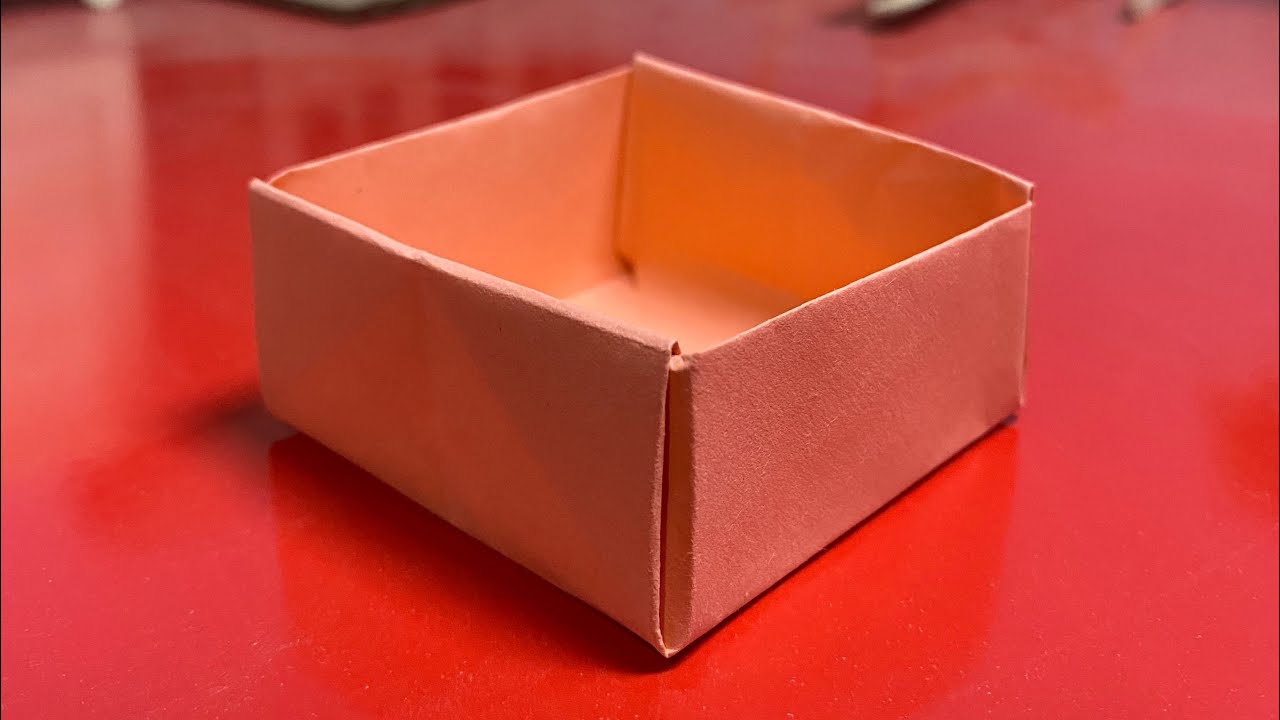 DIY Origami Paper Box 📦 | Easy Step-by-Step Paper Folding Tutorial