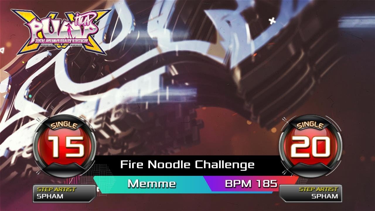 [PUMP IT UP XX] Fire Noodle Challenge(파이어 누들 챌린지) S15, S20