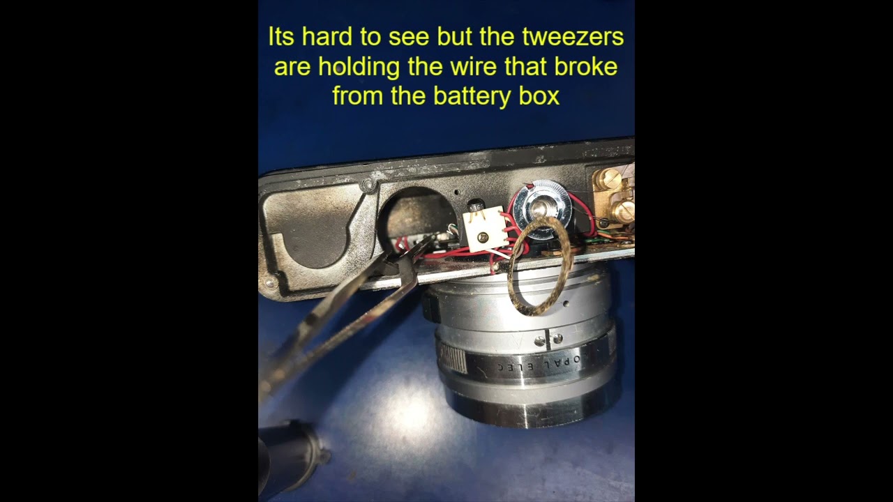 Yashica electro 35 battery box repair