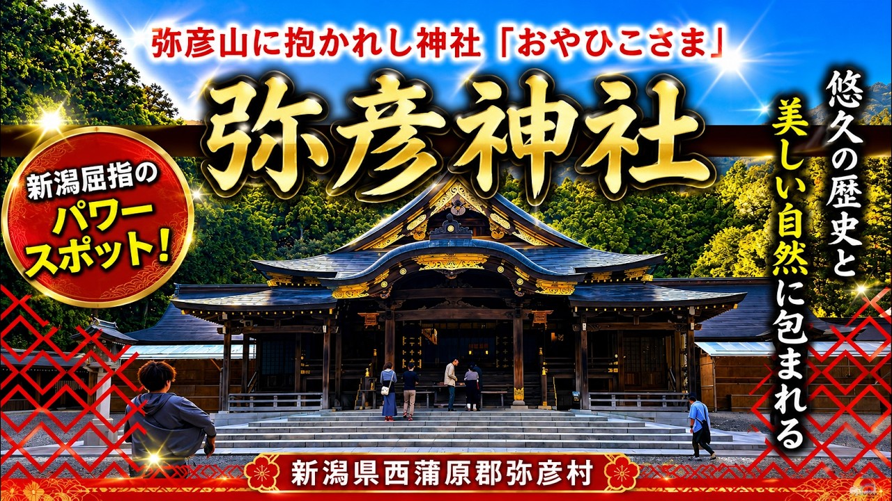 【新潟県】「おやひこさま」と親しまれている県内随一のパワースポット「弥彦神社」へ！