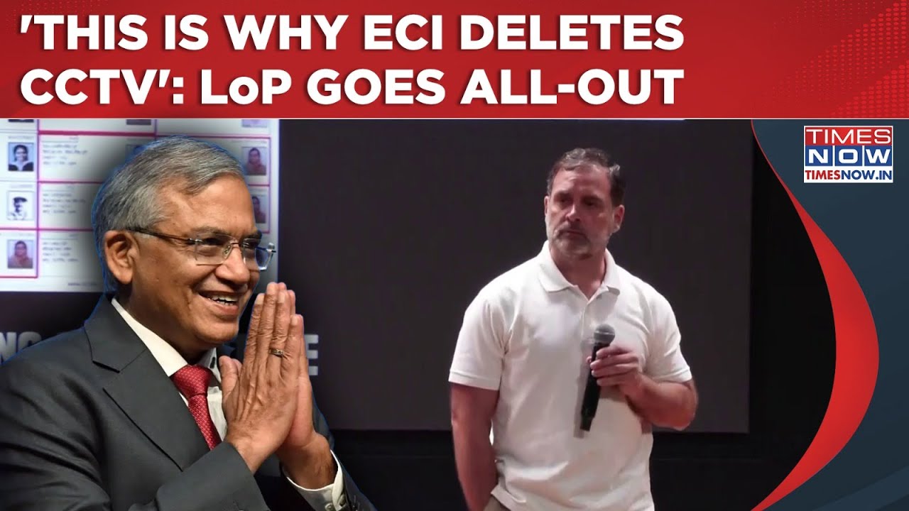 Rahul Gandhi Claims 'This Is Why India's EC Deletes CCTV': Congress MP Has Proof Before Bihar Polls?