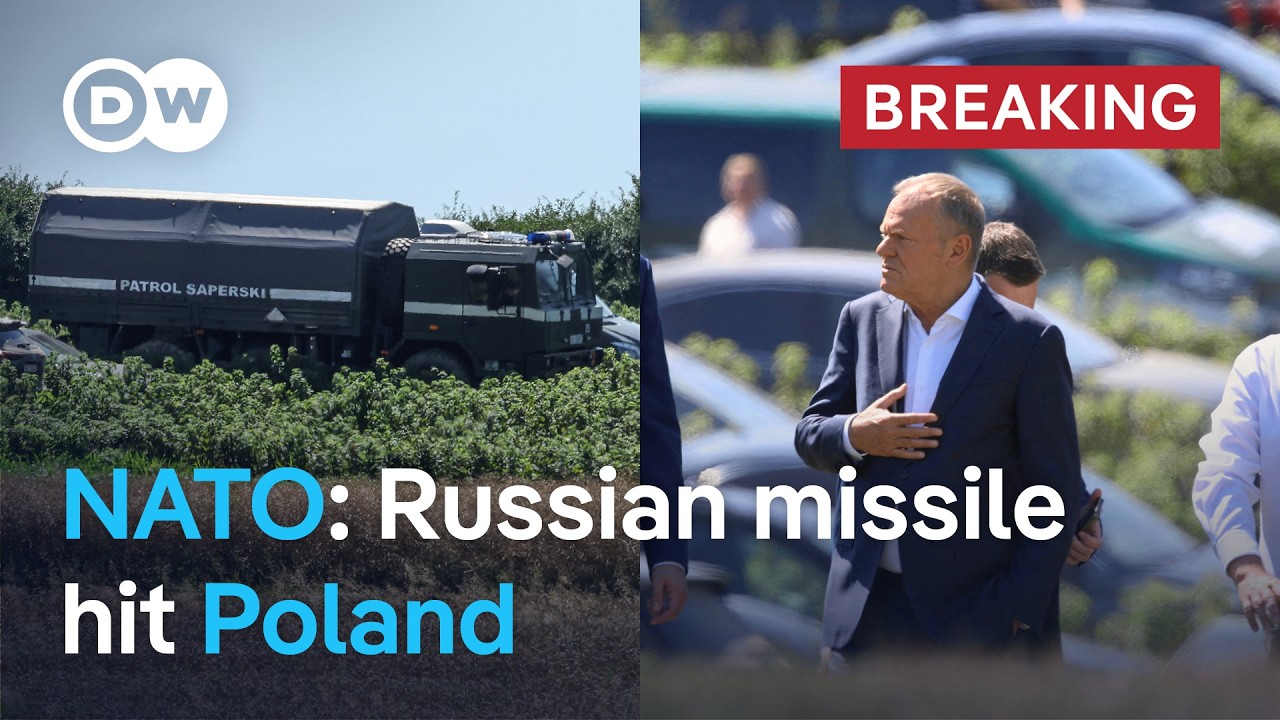 NATO confirms Russian missile landed inside Poland | DW News