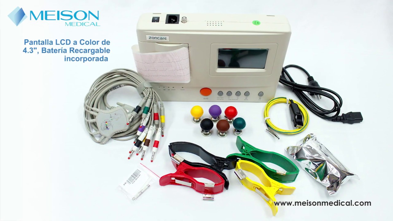 Electrocardiógrafo 3 Canales ZQ-1203G Zoncare