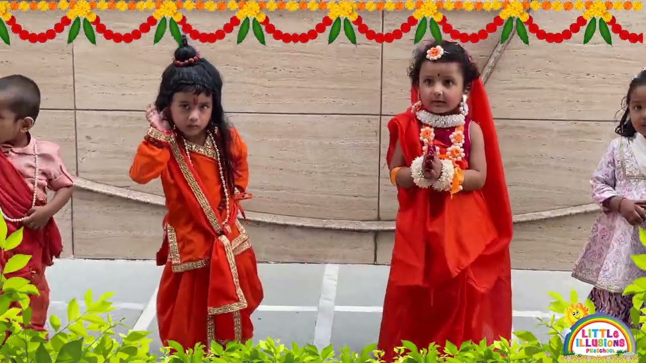 MERE GHAR RAM AAYE HAIN, Diwali Celebrations begins at Little illusions Preschool
