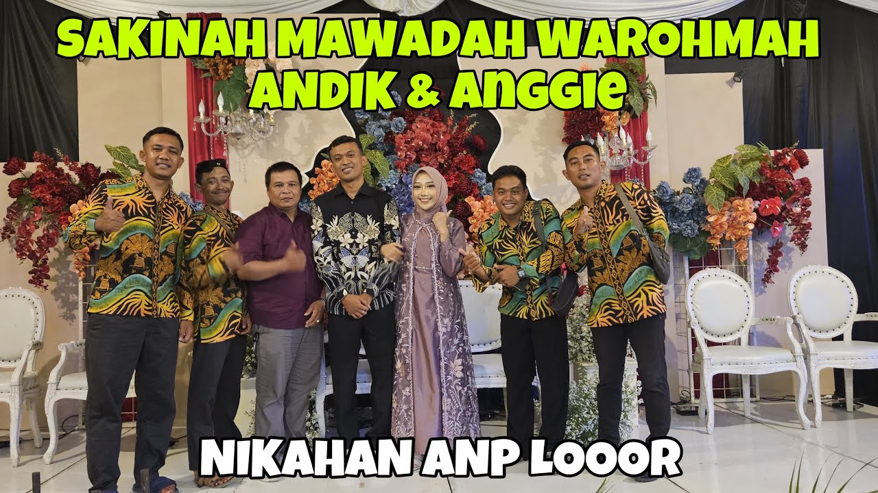 Doa terbaik buat anp || menghadiri nikahan andik dan anggie di kenongorejo