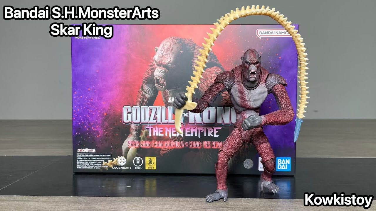 Unboxing✨S.H.MonsterArts Skar King #kowkistoy #skarking #monsterverse  #bandai